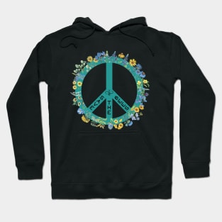 Save the Bees Peace, Honeybees and Nature Lover, Peace Sign Hoodie